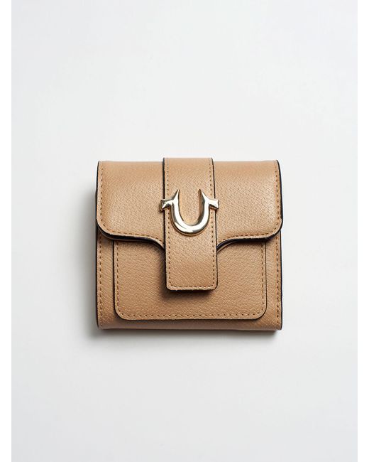 True Religion Mini Horseshoe Wallet in Natural Lyst