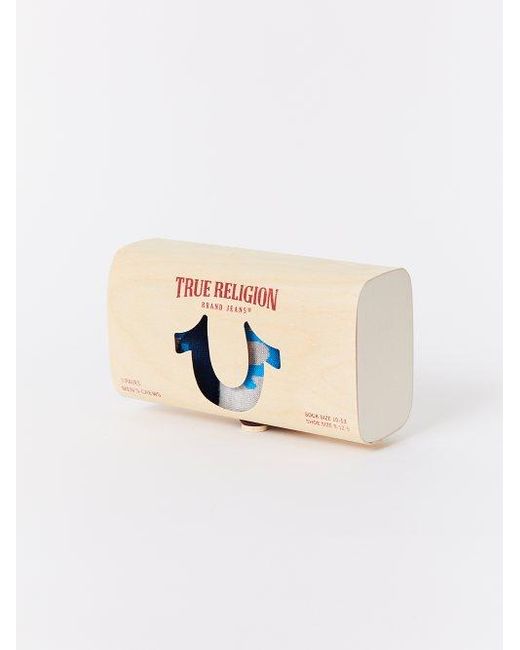 True Religion Blue Sock Gift Set - 3 Pack