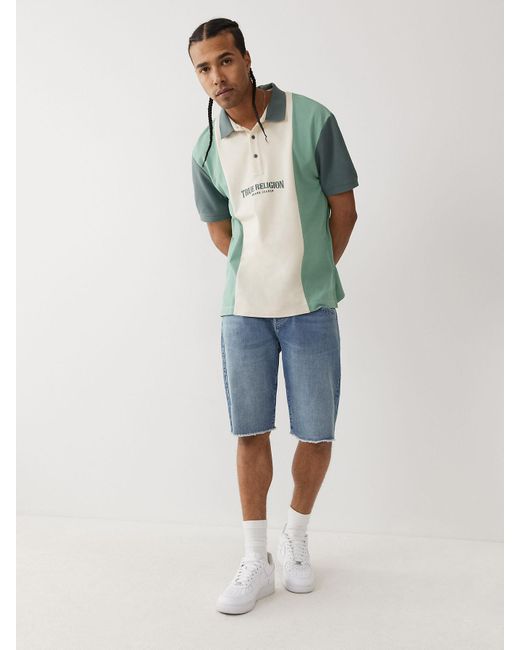 Color Block Logo Polo Shirt 
