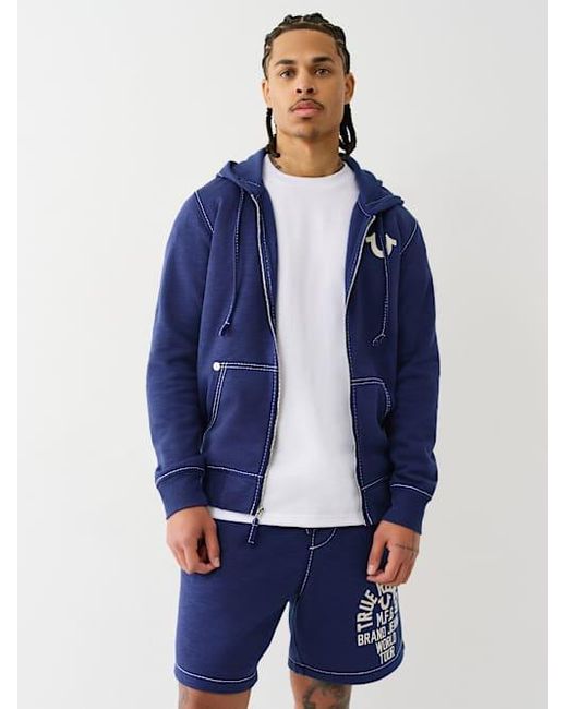 【TRUE RELIGION】★パーカー★ BIG T SLUB ZIP HOODIE BIG T SLUB ZIP HOODIE | True Religion