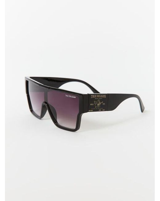 True Religion Multicolor Branded Shield Sunglasses