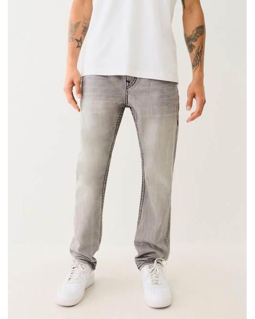 True Religion Gray Rocco Super T Flap Skinny Jean 32 for men