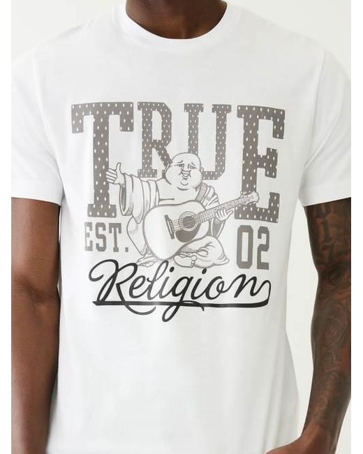 True Religion White Dotted True 02 Tee for men