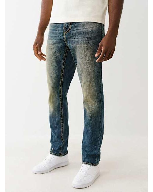 True Religion Green Rocco Big T Heritage Horseshoe Skinny Jean for men