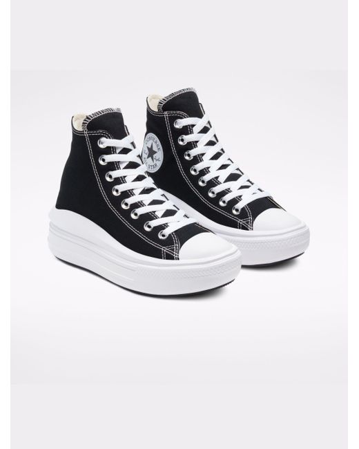 black foam platform converse