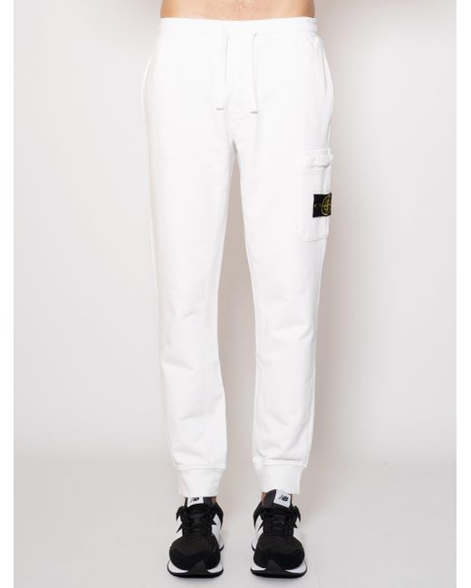 white fleece pants