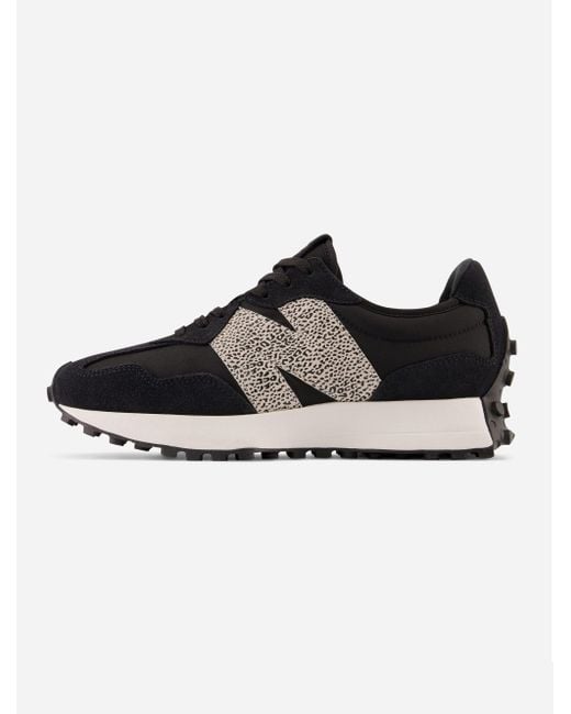 New Balance Retro Trainers 327 Black Lyst