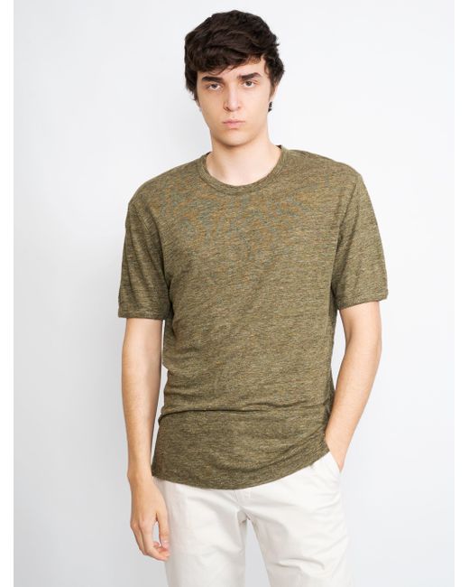 Officine Generale Linen T-shirt for Men 