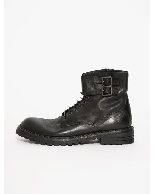 Corvari Lace Vintage Boots With Black Buckle for Men | Lyst