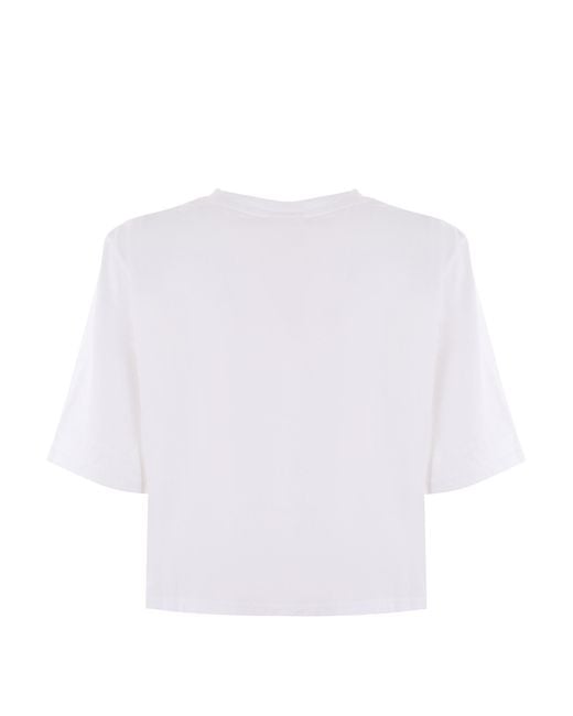 T-shirt x Fiorucci di Mc2 Saint Barth in White