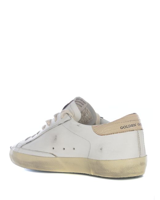 Sneakers Golden Gooose Super Star di Golden Goose Deluxe Brand in White da Uomo