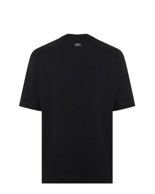 T-shirt di Lacoste in Black da Uomo