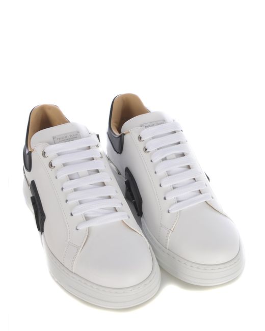 Sneakers "PHANTOM" di Philipp Plein in White da Uomo