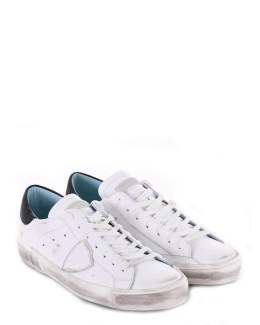 Sneakers "PRSX Low" di Philippe Model in White da Uomo