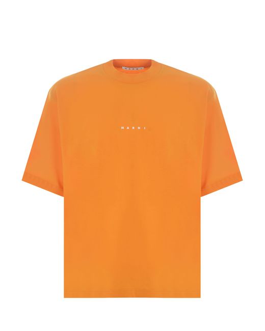 T-shirt di Marni in Orange da Uomo