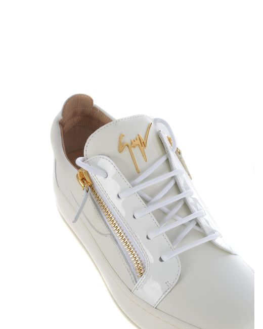 Sneakers "Frenkie" di Giuseppe Zanotti in White da Uomo