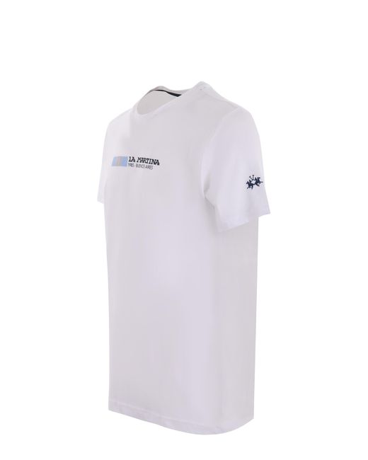 T-shirt di La Martina in White da Uomo