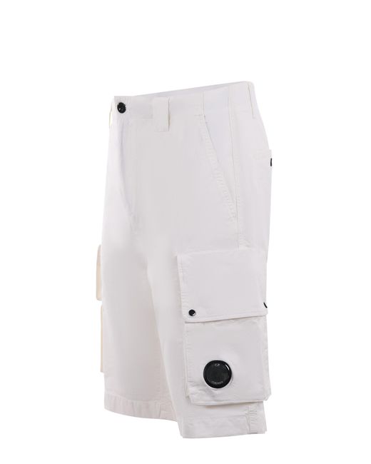 Shorts cargo di C P Company in White da Uomo