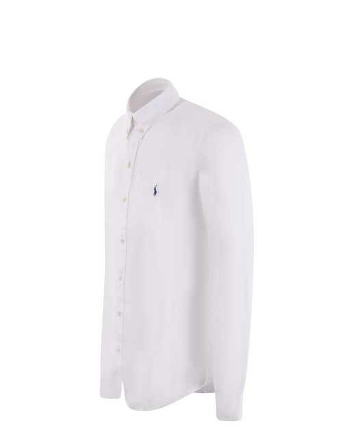 Camicia di Polo Ralph Lauren in White da Uomo
