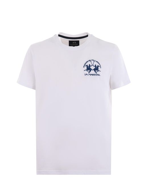 T-shirt di La Martina in White da Uomo