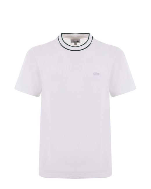 T-shirt di Lacoste in White da Uomo