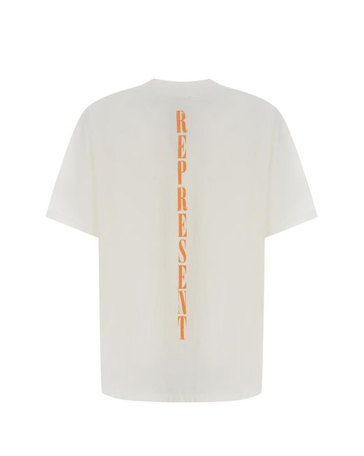 T-shirt "Rebors di Represent in White da Uomo