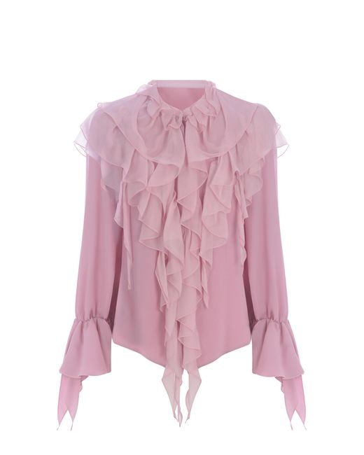 Blousa "Raggio" di Pinko in Pink