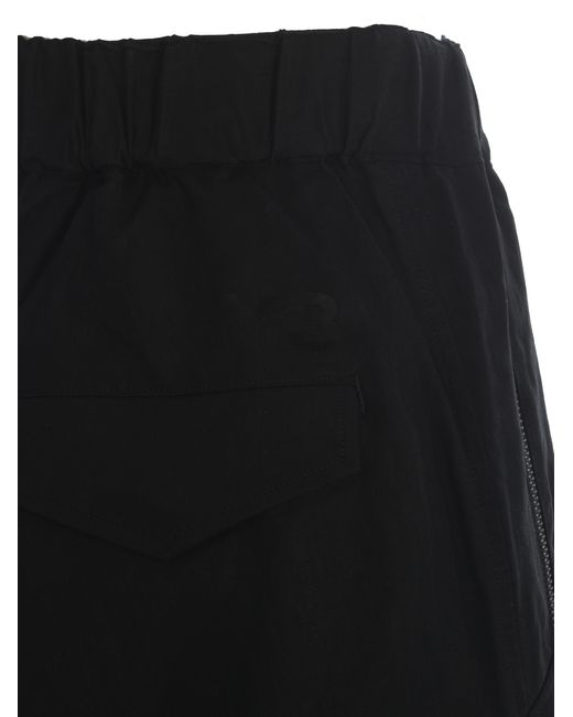 Pantaloni "Wash" di Y-3 in Black da Uomo