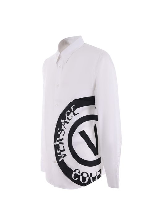 Camicia Couture di Versace in White da Uomo