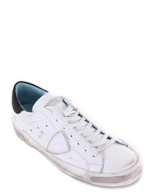 Sneakers "PRSX Low" di Philippe Model in White da Uomo