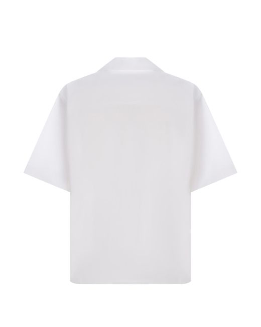 Camicia bowling di Marni in White da Uomo