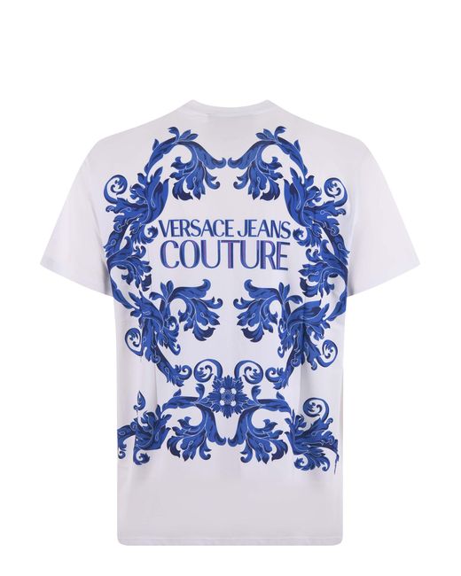 T-shirt Couture di Versace in White da Uomo