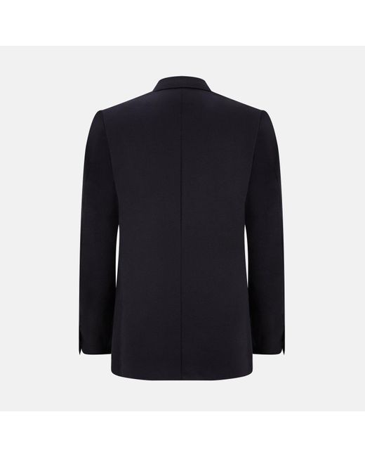 Turnbull & Asser Blue Navy Single Breasted Lounge Suit for men
