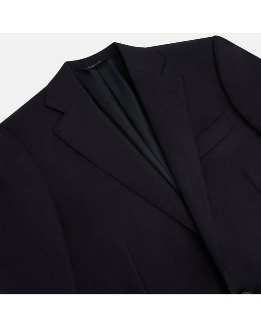 Turnbull & Asser Blue Navy Single Breasted Lounge Suit for men