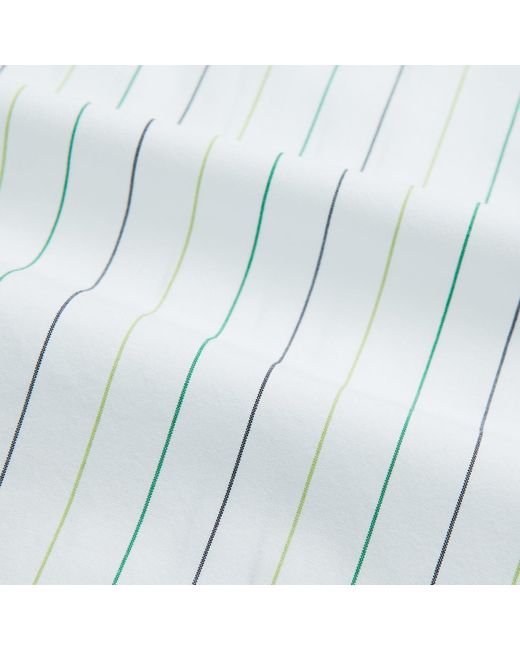 Turnbull & Asser Blue Green Wide Pinstripe Mayfair Shirt for men