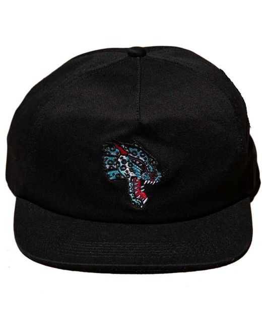 Thrasher Synthetic Leopard Snapback Cap 