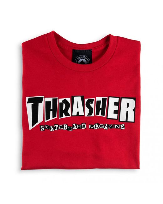 Thrasher Baker X Magazine T-shirt in Red for Men | Lyst