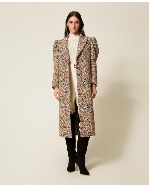 Twinset Natural Jacken Und Outerwear