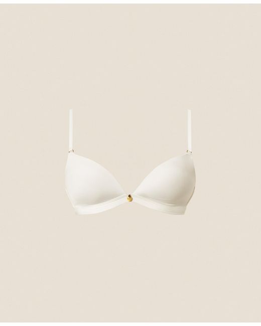 Twinset Natural Charmeuse Triangle Bra