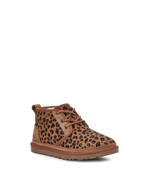 Bottes style top ugg leopard