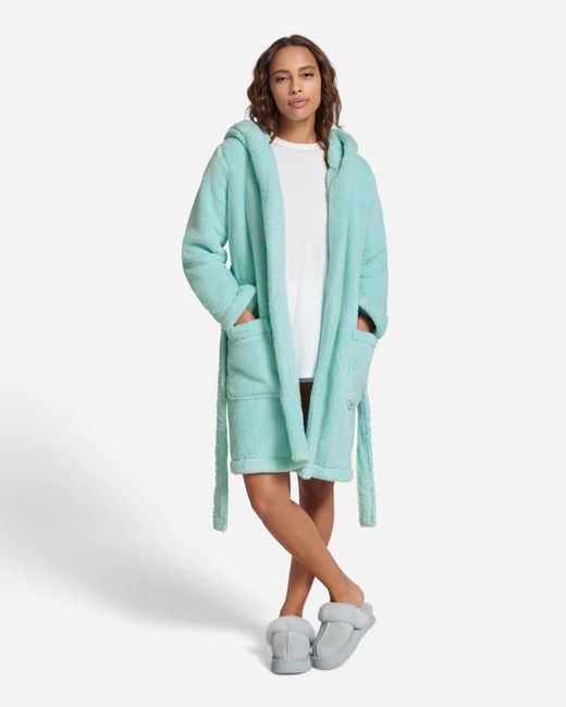 Ugg Blue ® Aarti Plush Robe Fleece/recycled Materials Robes