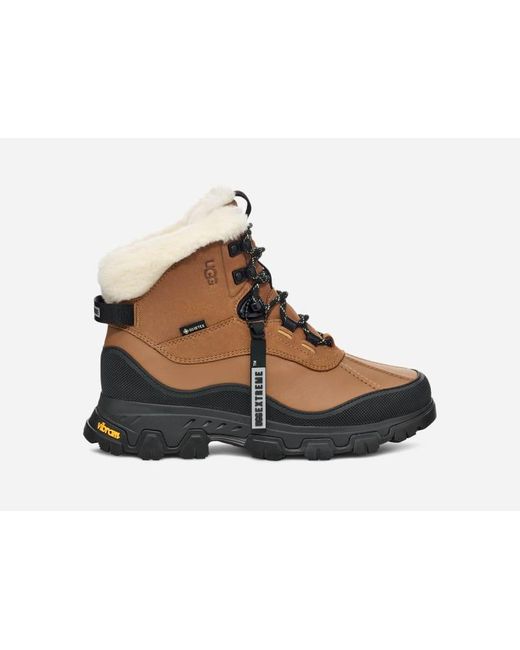 UGG Adirondack Meridian Hiker Leather/nubuck/waterproof Cold Weather Boots  in Black | Lyst