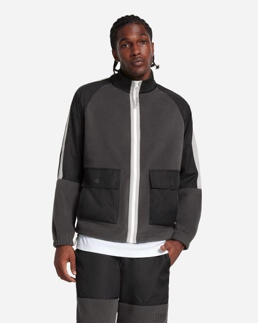 Ugg Black ® Max ®fluff Sport Jacket Fleece/recycled Materials for men