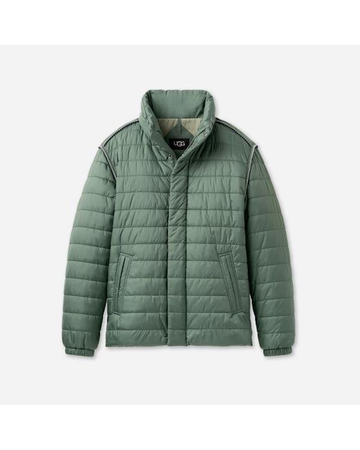 Ugg Green Dray Braid Zip Jacket for men