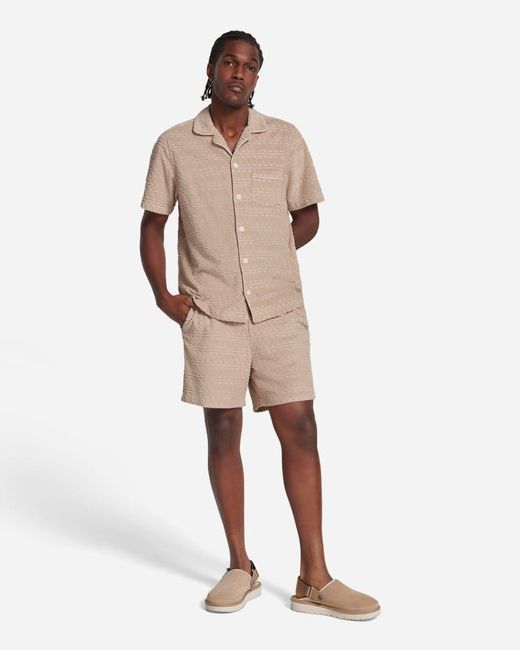 Ugg ® Tasman Terry Braid Hemd in Natural für Herren