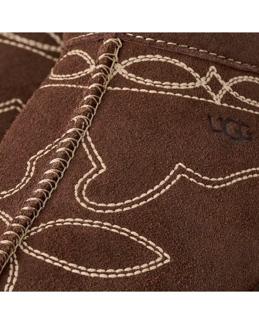 Tasman Western Ugg en coloris Brown