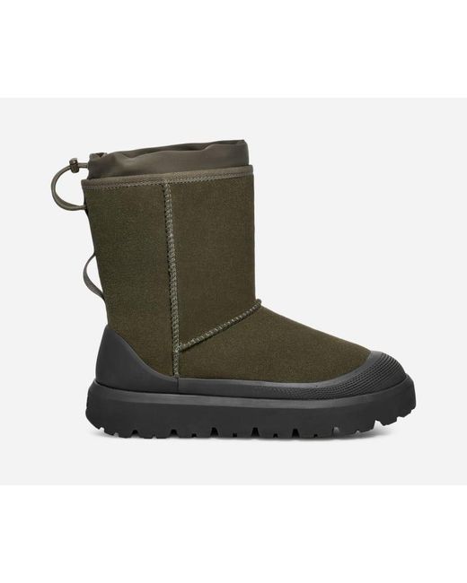 Ugg Green ® Classic Short Weather Hybrid Suede/waterproof Classic Boots