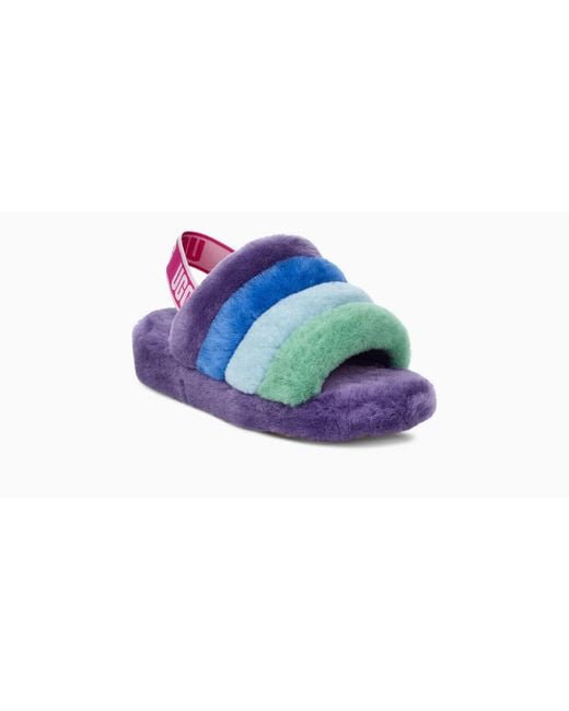 purple ugg fluff yeah slide