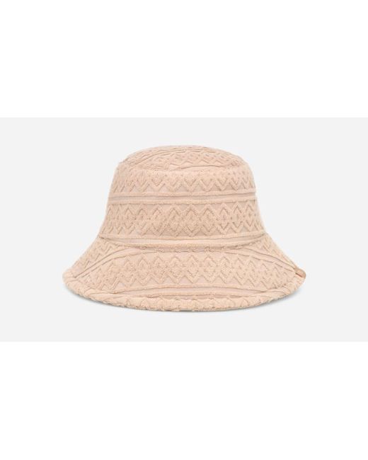 Ugg Black ® Tasman Terry Braid Bucket Hat Terry Cloth Hats