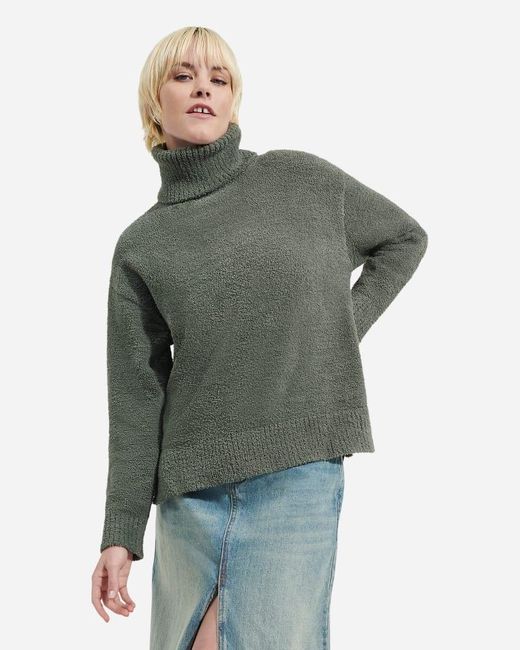 UGG Ylonda Turtleneck Ii Cozy Knit Sweaters in Green Lyst